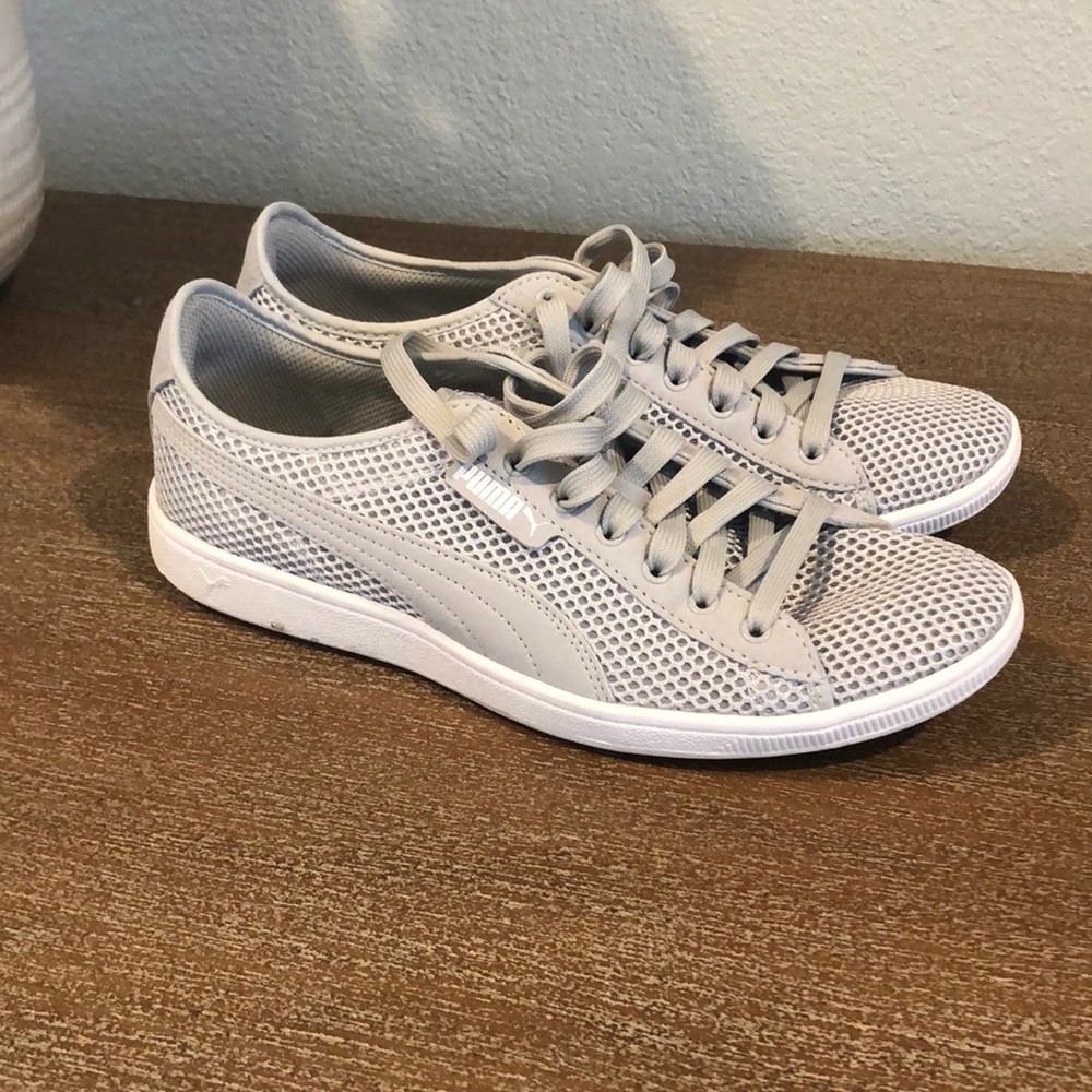 Grey sneakers